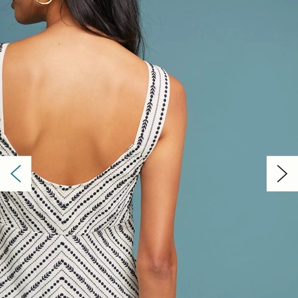 Maeve by Anthropologie Sylvia Embroidered 100% Cotton Top - Picture 7 of 7